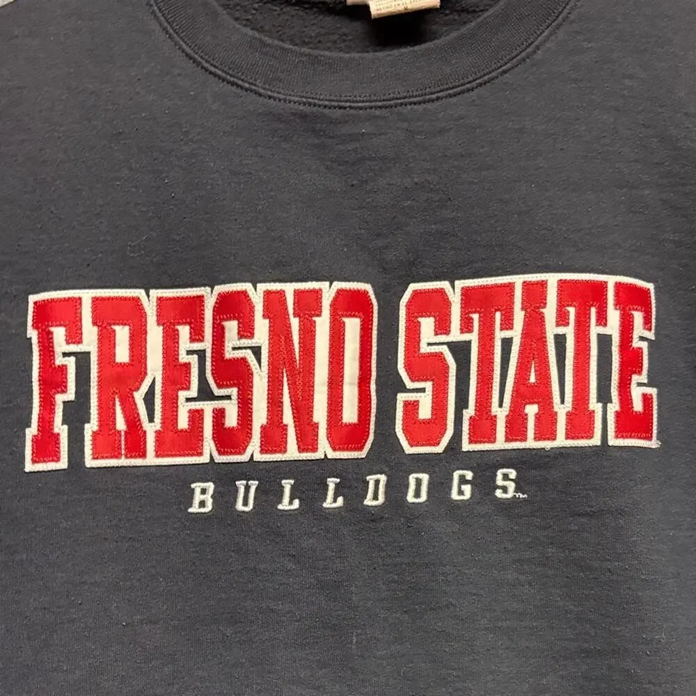 Champion Fresno State Bulldogs Crewneck Sweatshirt Medium Vintage Style NCAA